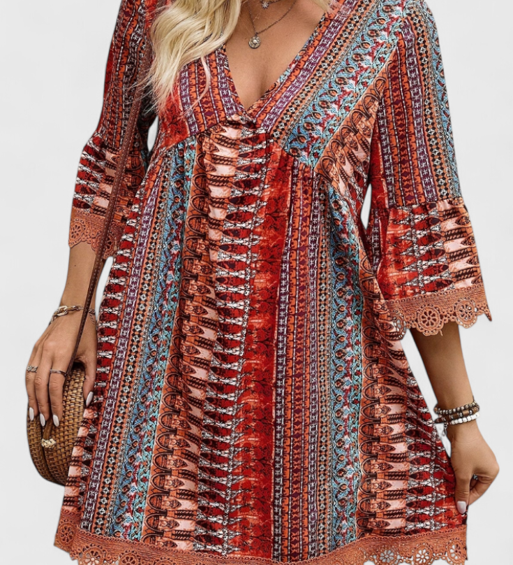 Vestido Boho Axelle - Estilo Elegante y Confort en Tu Look