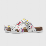 Neya Zuecos de Corcho con Hebilla y Plantilla Acolchada para Confort y Estilo