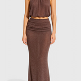 Conjunto de Dos Piezas Zhenya con Diseño Halter para un Estilo Completo