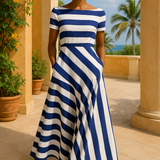 Elisa | Vestido de Rayas