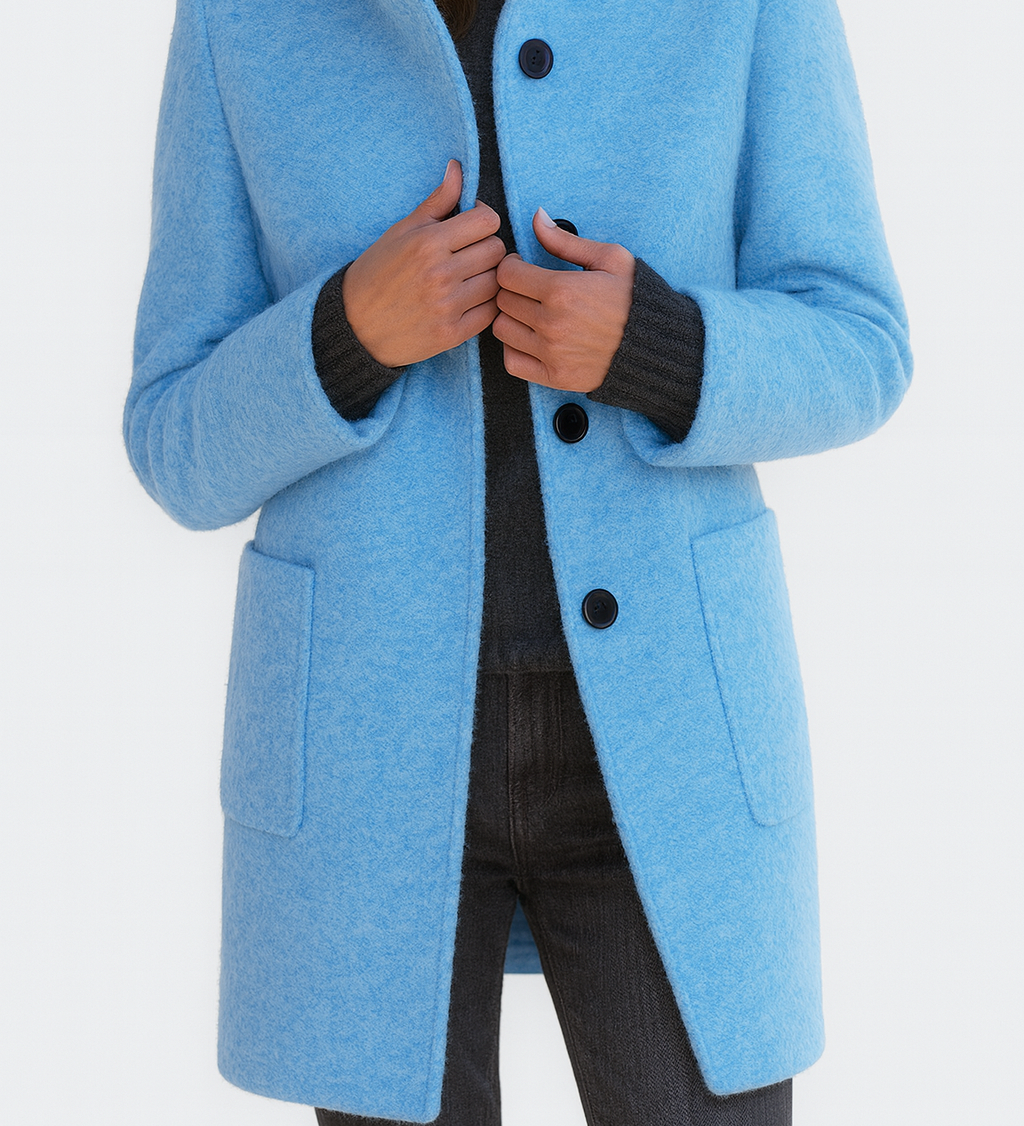 Estrella Abrigo con Cuello Alto