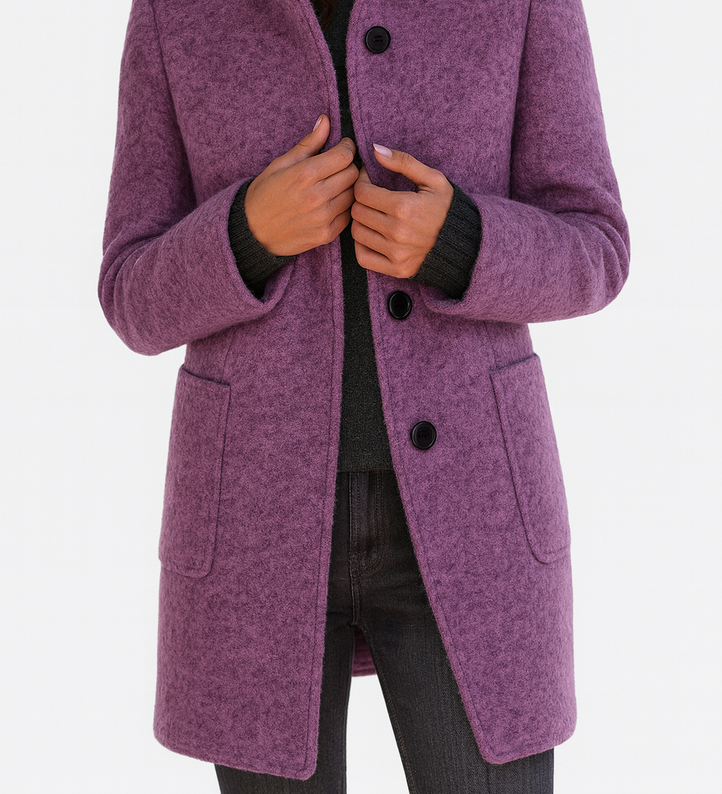 Estrella Abrigo con Cuello Alto