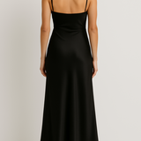 Vestido Elina de Corte Fluido con Escote en V para un Estilo Elegante y Cómodo