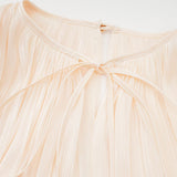 Aurore Vestido Mini de Encanto con Volantes Elegantes y Pliegues Complejos