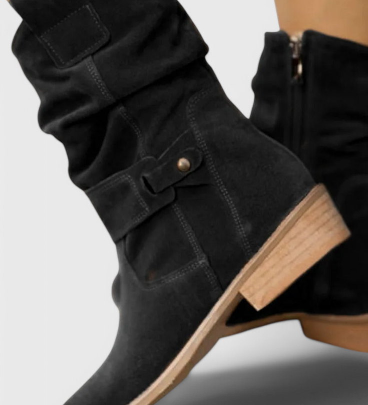 Botines de Ante Aira Classic con Estilo Elegante