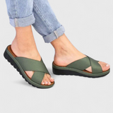 Sandalias Ortopédicas Annelym con Cuña para Uso en Exteriores