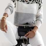 Sophie Jersey de Punto con Patrón Divertido y Moderno