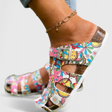 Neya Zuecos de Corcho con Hebilla y Plantilla Acolchada para Confort y Estilo