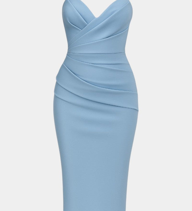 Vestido Iveta Sin Tirantes y Sin Espalda - Elegancia y Estilo Sin Esfuerzo