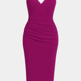 Vestido Iveta Sin Tirantes y Sin Espalda - Elegancia y Estilo Sin Esfuerzo