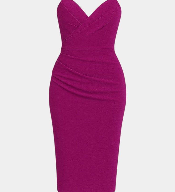 Vestido Iveta Sin Tirantes y Sin Espalda - Elegancia y Estilo Sin Esfuerzo