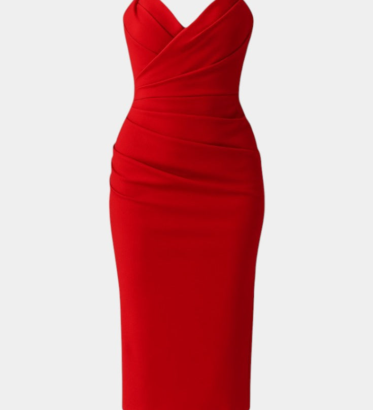 Vestido Iveta Sin Tirantes y Sin Espalda - Elegancia y Estilo Sin Esfuerzo