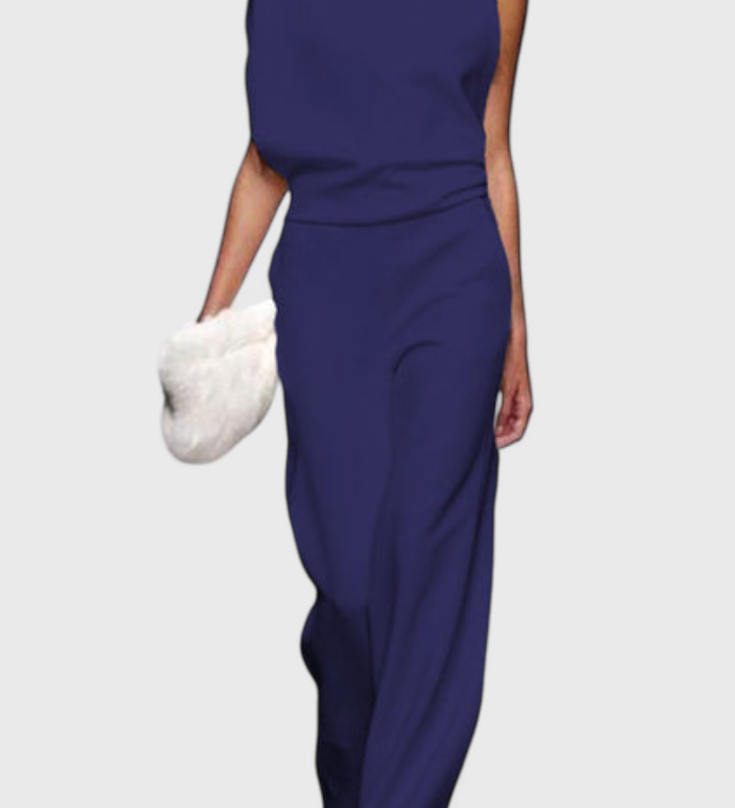 Pantalones Agatha Mono de Pierna Ancha Perfectos para el Uso Diario
