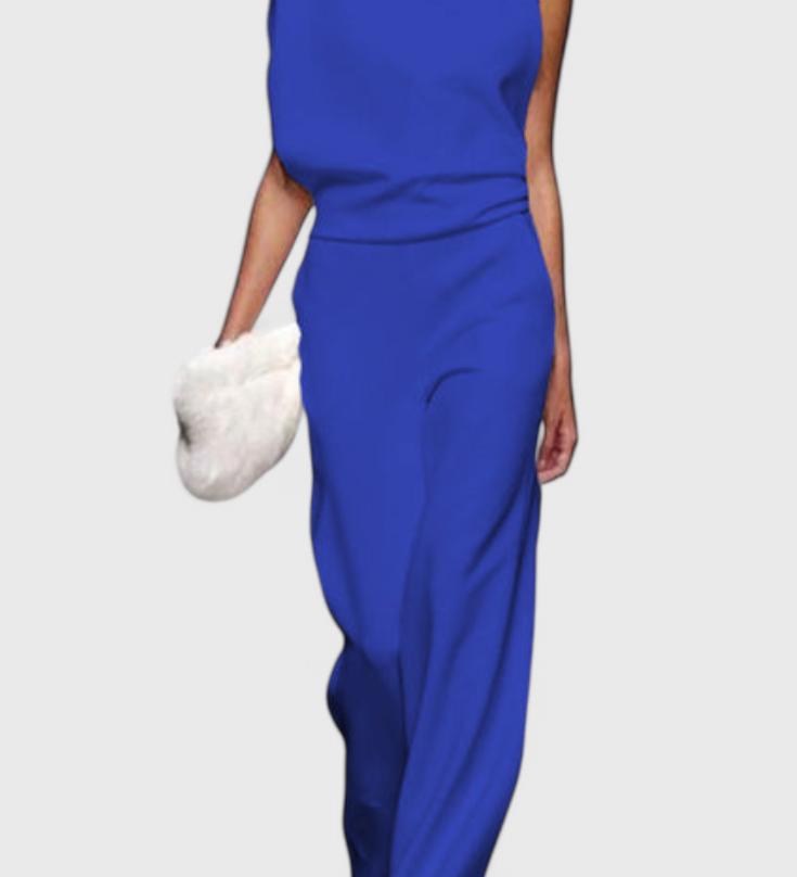 Pantalones Agatha Mono de Pierna Ancha Perfectos para el Uso Diario