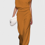 Pantalones Agatha Mono de Pierna Ancha Perfectos para el Uso Diario