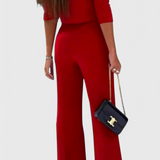 Conjunto Chic de Pantalón y Top Cleo para un look sofisticado