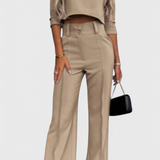Conjunto Chic de Pantalón y Top Cleo para un look sofisticado