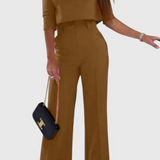 Conjunto Chic de Pantalón y Top Cleo para un look sofisticado