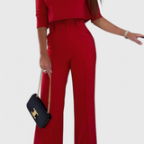 Conjunto Chic de Pantalón y Top Cleo para un look sofisticado