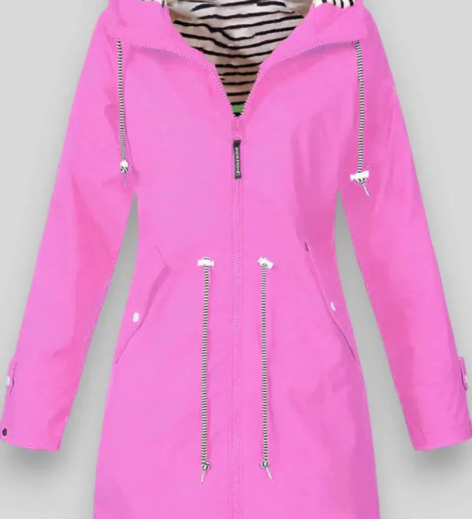 Chaqueta de Lluvia Impermeable Aria con Estilo Moderno para Uso Diario