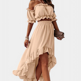 Elegante Conjunto de Dos Piezas con Diseño Sin Hombros Katja