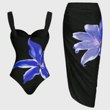 Sarah Conjunto de Baño de Dos Piezas con Diseño Floral Elegante