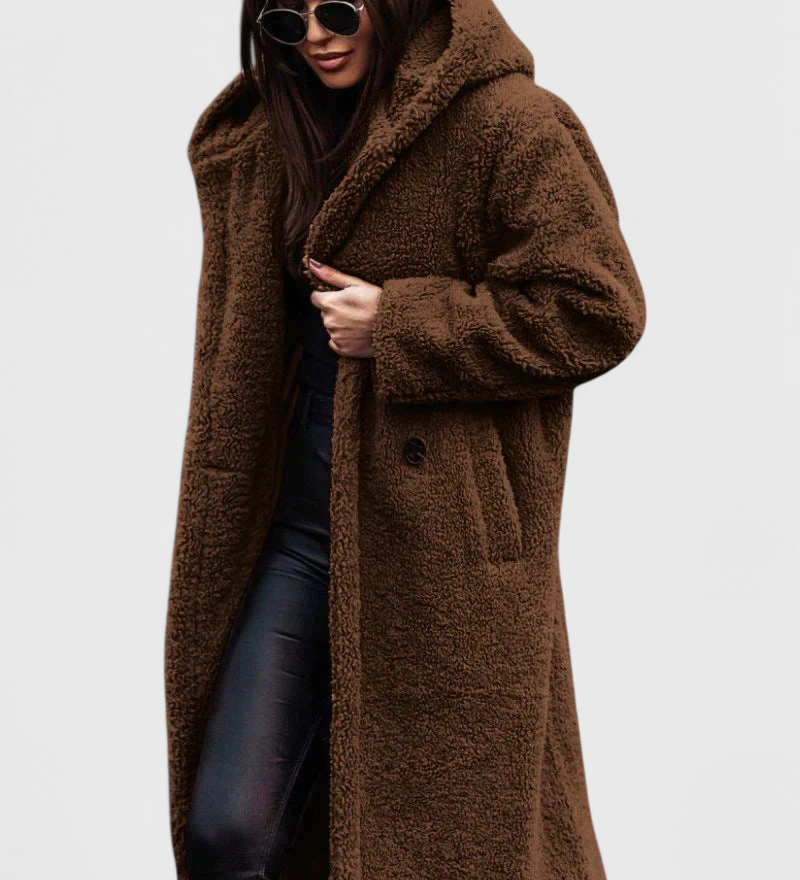 Abrigo de Piel de Oso Largo Mila - Elegancia y Calidez en una Sola Prenda