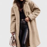 Abrigo de Piel de Oso Largo Mila - Elegancia y Calidez en una Sola Prenda