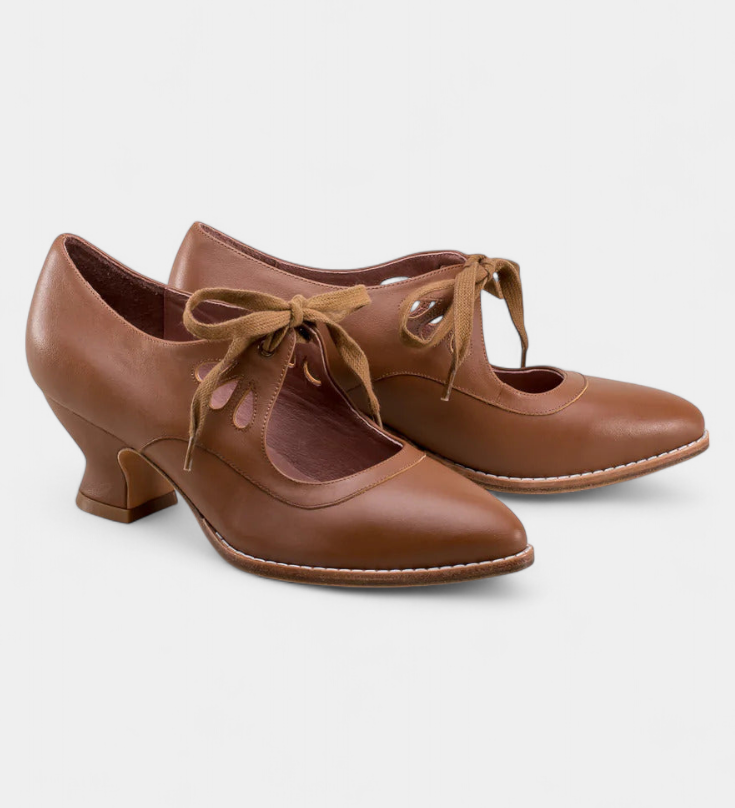 Botines de Cuero con Tacones Ortopédicos Para Comodidad y Estilo