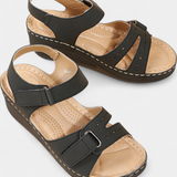 Sandalias Elegantes Jenna con Tiras y Hebilla Ajustable para un estilo sofisticado