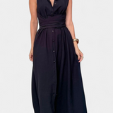 Meryl Vestido Camisero con Botones y Cinturón Ajustable para un Estilo Elegante y Comodidad