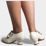 Botines de Cuero con Tacones Ortopédicos Para Comodidad y Estilo
