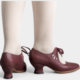 Botines de Cuero con Tacones Ortopédicos Para Comodidad y Estilo