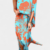 Carlena Vestido de Un Hombro con Encantador Estampado Romántico