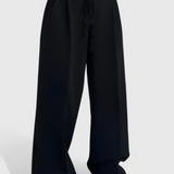 Sophie Pantalones de pierna ancha con cordones para un estilo cómodo y elegante