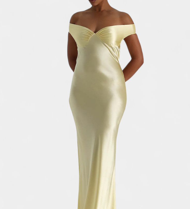 Elegant Blerina Cola de Pez Sin Mangas Vestido para Damas