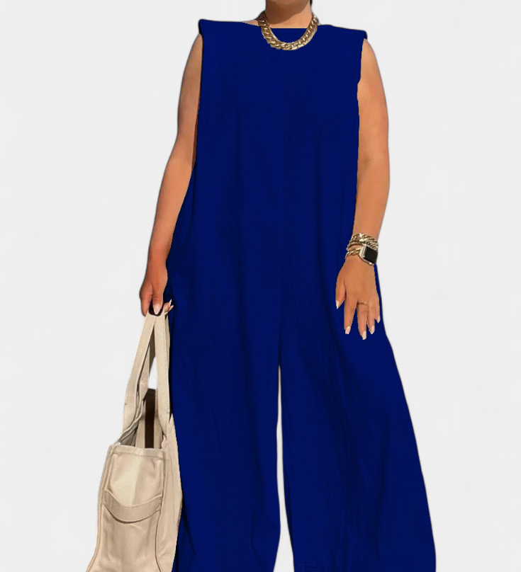 Camiseta Oversize Airla Mono sin Mangas de Pierna Ancha para un Estilo Cómodo y Moderno