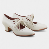 Botines de Cuero con Tacones Ortopédicos Para Comodidad y Estilo