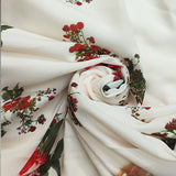 Amanda Vestido Maxi Floral con Cuello en V y Mangas Largas - Elegancia y Comodidad para Cualquier Ocasión