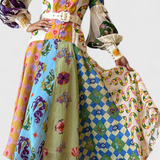 Natasha Vestido Midi Elegante Fit-and-Flare - Look Sofisticado y Encantador
