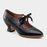 Botines de Cuero con Tacones Ortopédicos Para Comodidad y Estilo