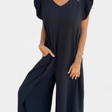 Camisa de Cuello en V con Estampado de Leopardo de la Marca Isela Mono