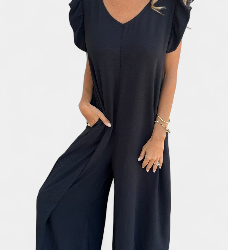 Camisa de Cuello en V con Estampado de Leopardo de la Marca Isela Mono