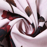 Irina Vestido Deslizante con Encantador Estampado Floral y Elegante Espalda Descubierta