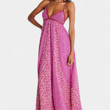 Vestido Boho Floral de Chiffon Lexa con Espalda Descubierta - Elegancia y Estilo Soñados