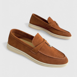 Elegantes Mocasines de Ante para Dama Sorelle