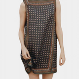 Vestido Mini Montmartre Lorena con Foulard para un estilo elegante y sofisticado