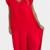 Camisa de Cuello en V con Estampado de Leopardo de la Marca Isela Mono