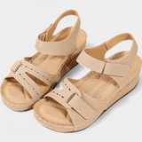 Sandalias Elegantes Jenna con Tiras y Hebilla Ajustable para un estilo sofisticado