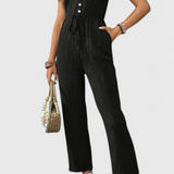 Marisela Mono con Texturizado y Elegante Escote en V